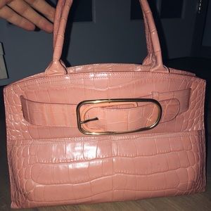 GORGEOUS peach colored FURLA bag